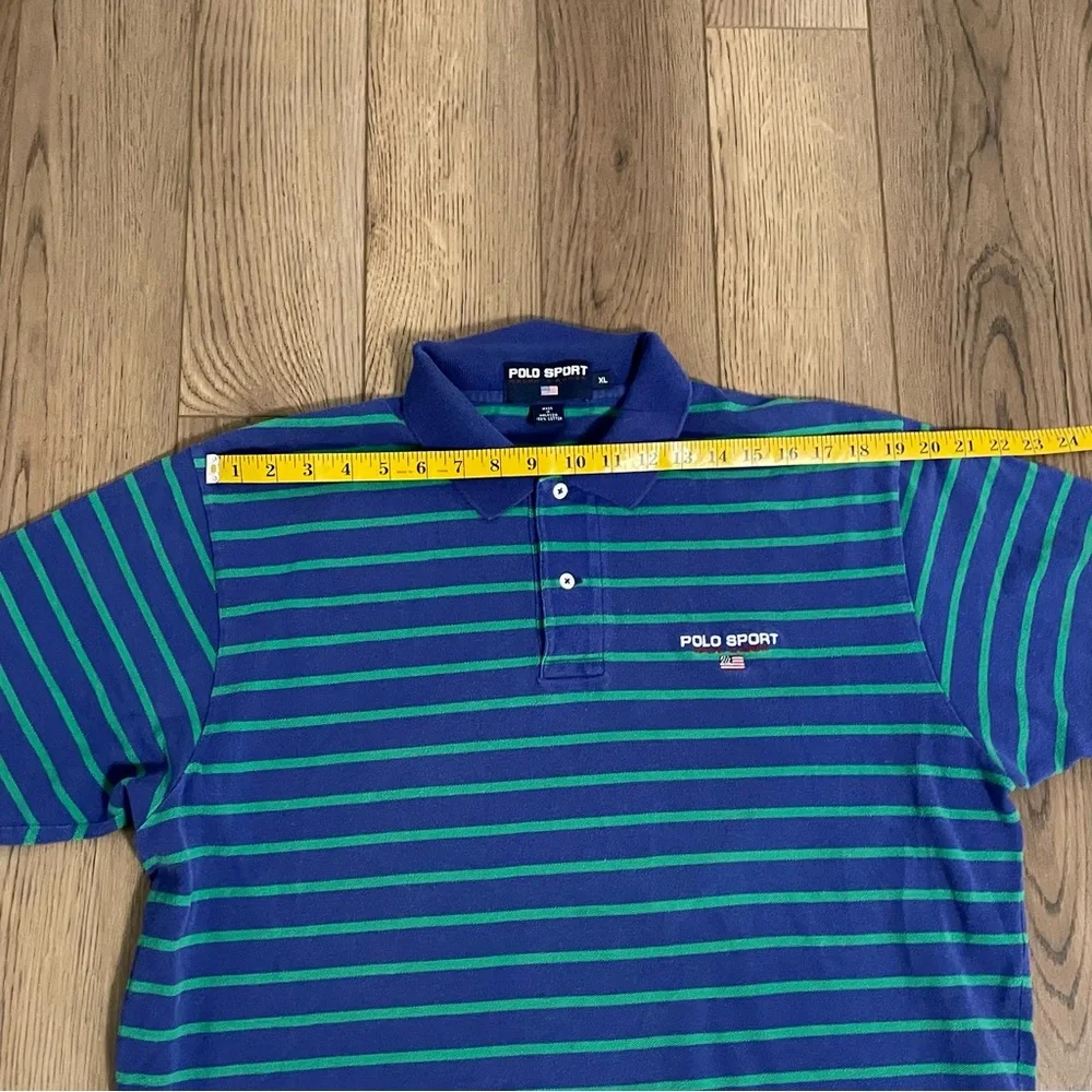 Polo Sport Ralph‎ Lauren Green Blue Polo Shirt